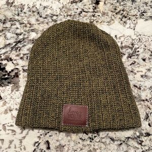Love Your Melon Army Green Knit Beanie